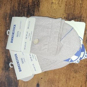 NWT Birkenstocks cotton bling ajour flamingo pink socks size 8-10